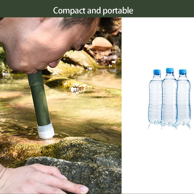 Water Filter Straw - Filtro agua para Camping, senderismo y