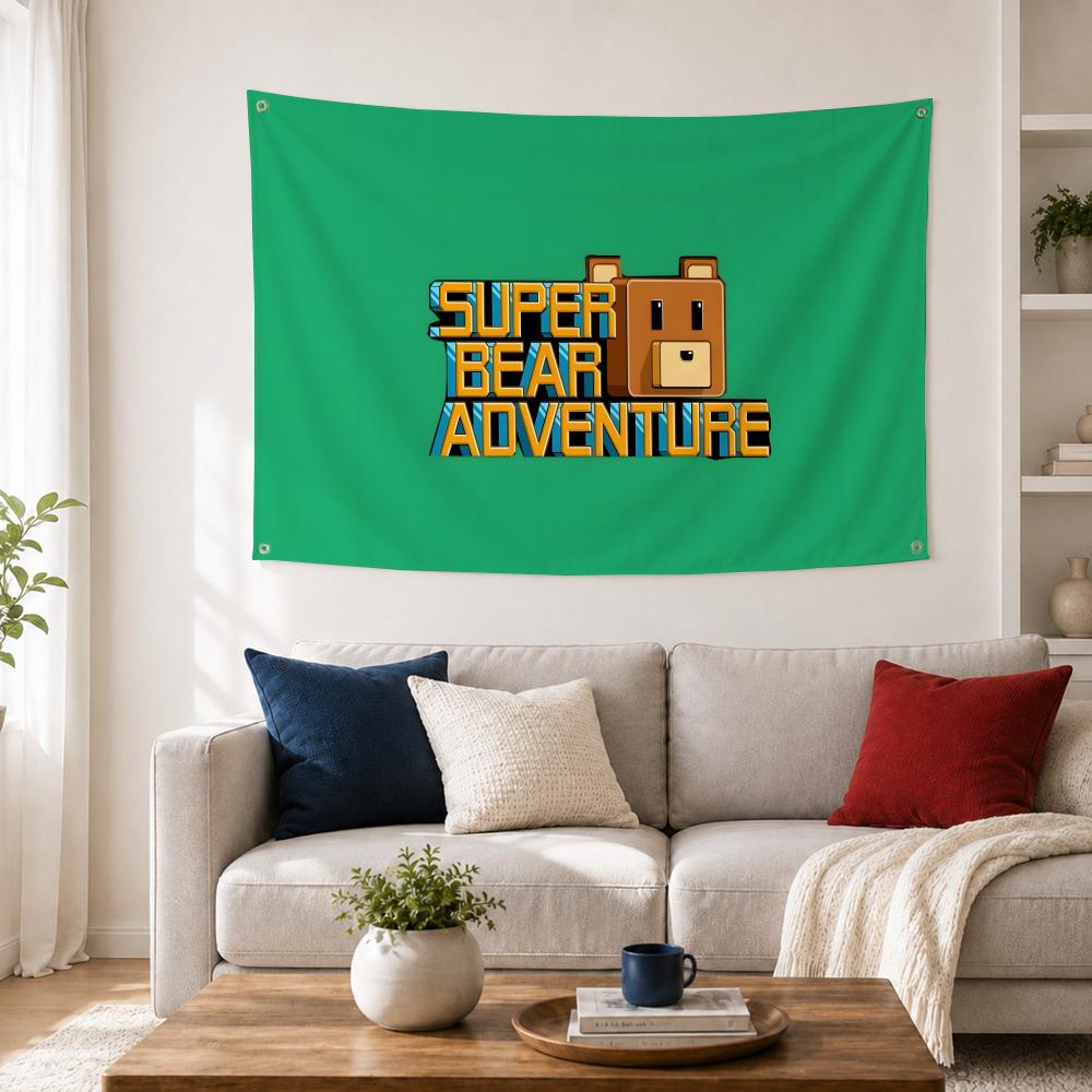 Outdoor Adventure Background - Bandera de pared para dormitorio con
