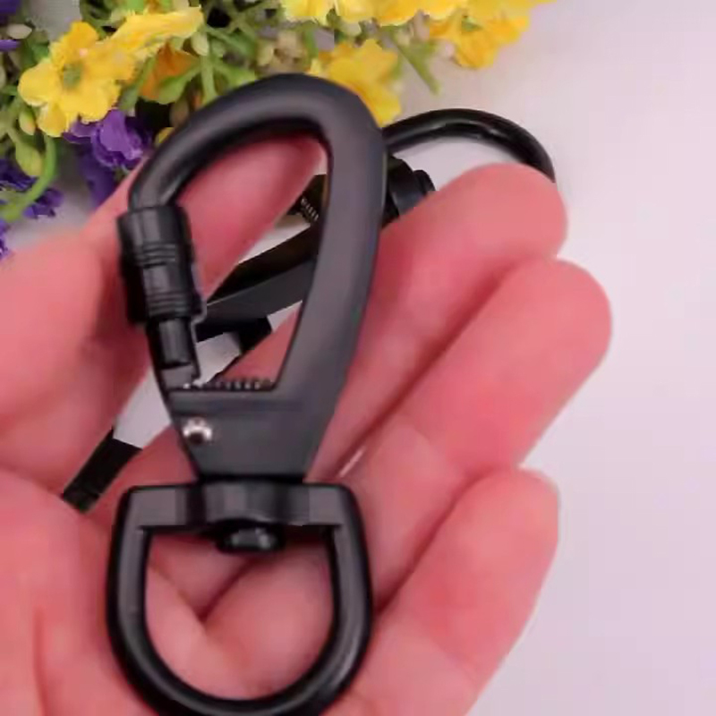 Carabiner Locking D - Mosquetón de bloqueo automático con hebilla