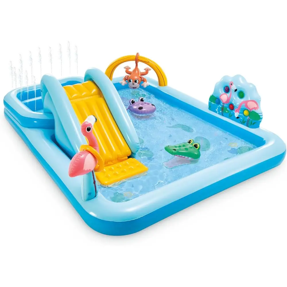 Outdoor Adventure Center - Centro de Juegos Inflable con Tobogán