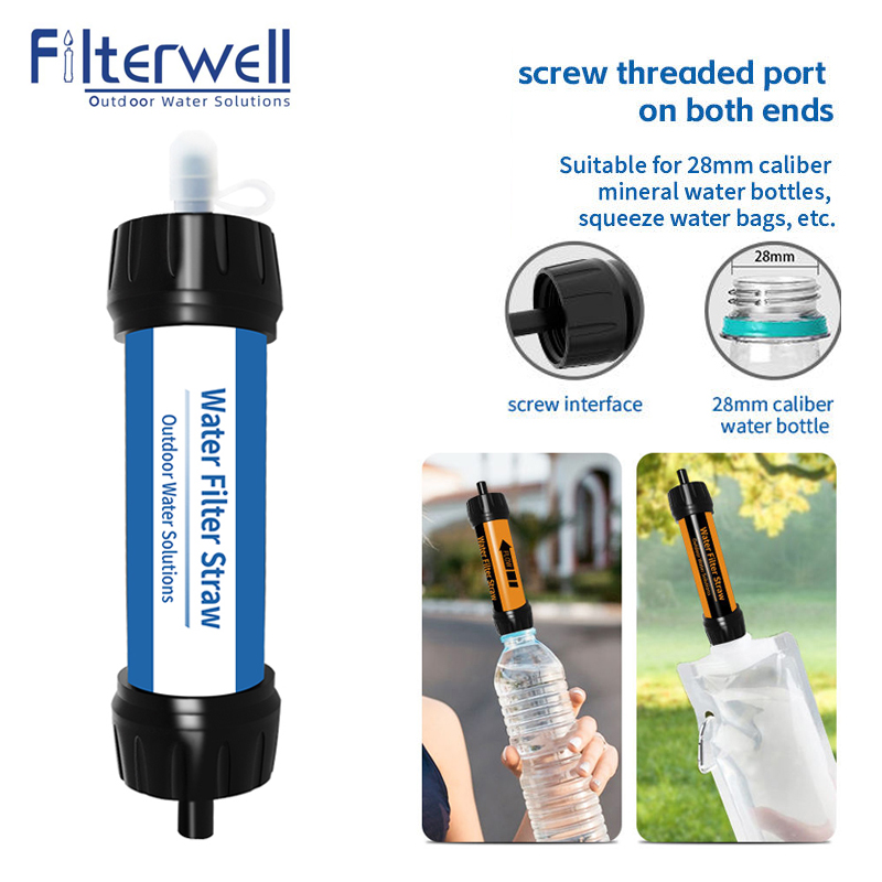 Water Filter Straw - Filterwell-filtro de agua para acampada, Mini