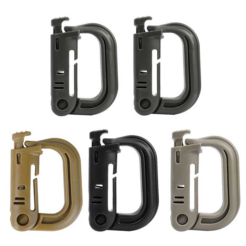 Carabiner Locking D - Mosquetón Grimloc Molle, anillo de bloqueo