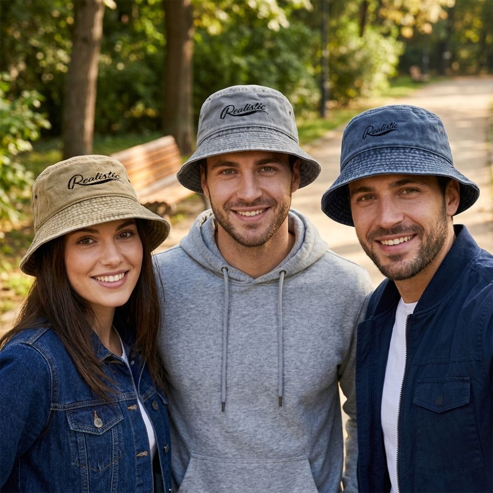 Outdoor Adventure Festival - 1pc Sombrero de Pescador Vintage Lavado