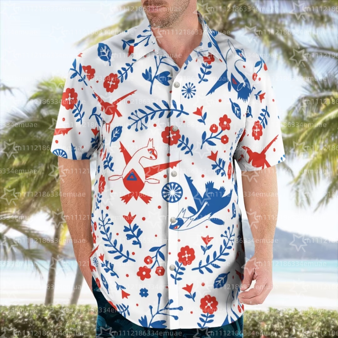 Outdoor Adventure Clothing - Camiseta Hawaiana Aloha Latias Latios Verano
