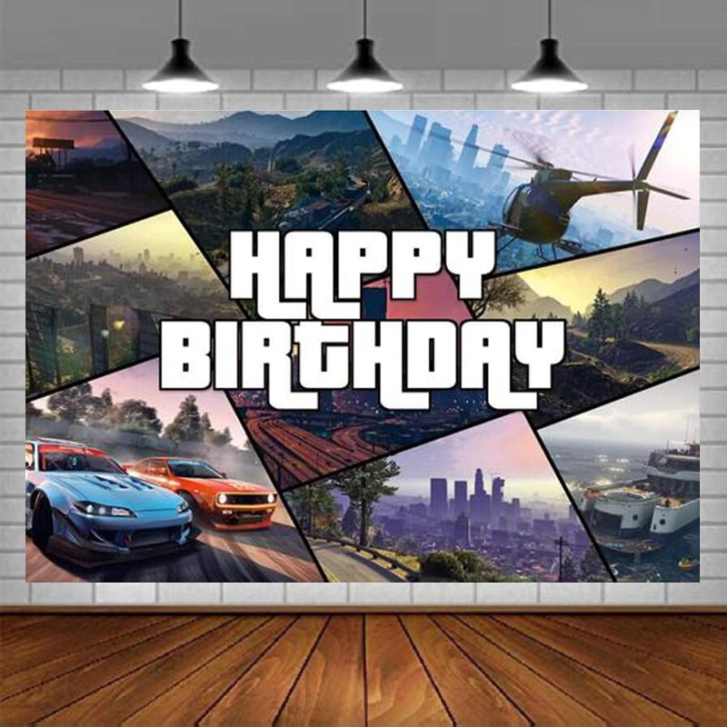 Outdoor Adventure Background - Fondo Fotográfico para Cumpleaños de Niños,