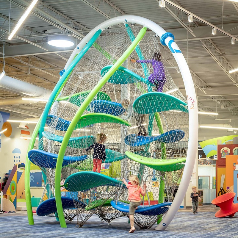 Outdoor Adventure Center - Equipo de juegos de aventuras reticulado