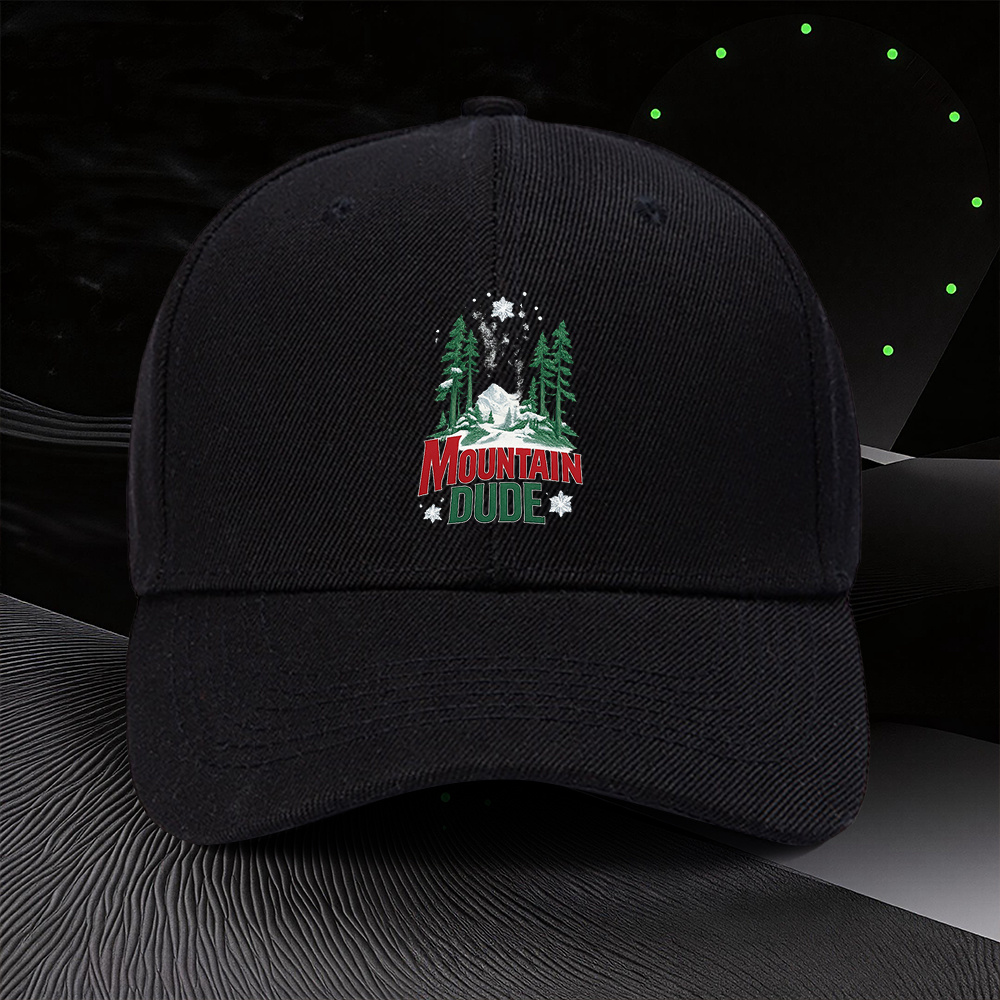 Outdoor Adventure Festival - Gorra Ajustable con Estampado Mountain Dude,