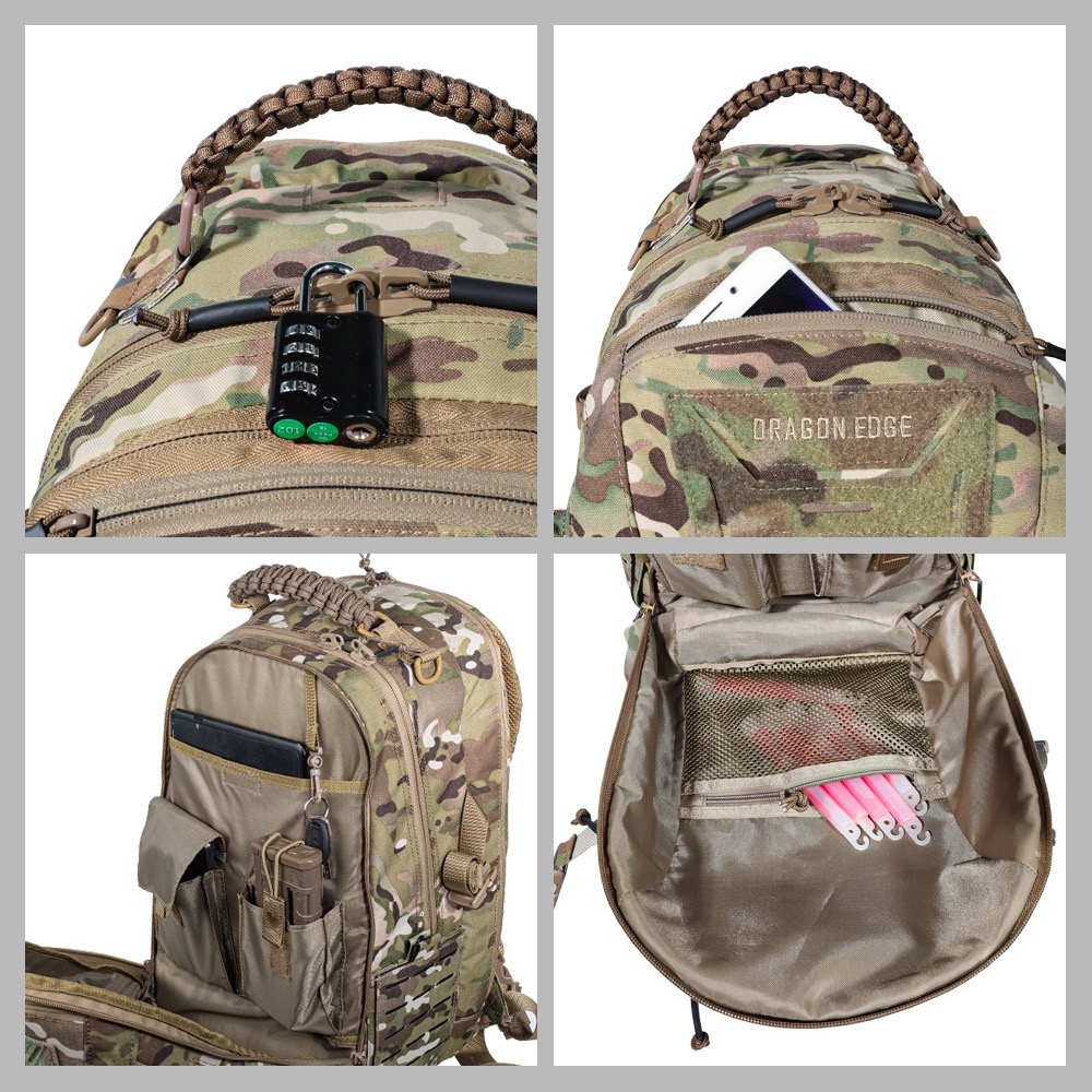 Mochila impermeable de nailon  - Outdoor Adventure Video reseña y precio