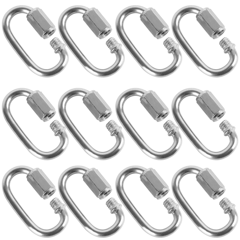 12 piezas de conectores de cad - Carabiner Locking D reseña y precio