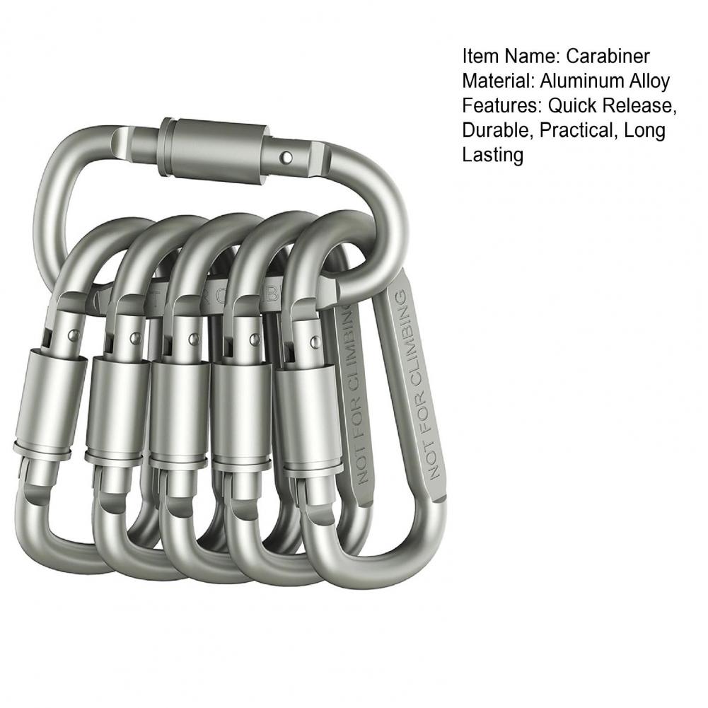 Mini Mosquetones de Bloqueo, J - Carabiner Locking D reseña y precio