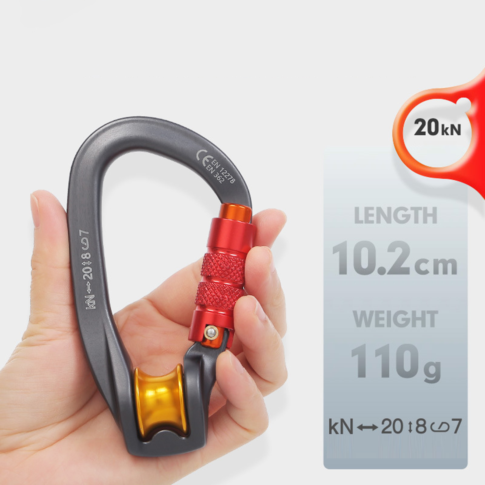 Mosquetón de Bloqueo para Mont - Carabiner Locking D reseña y precio