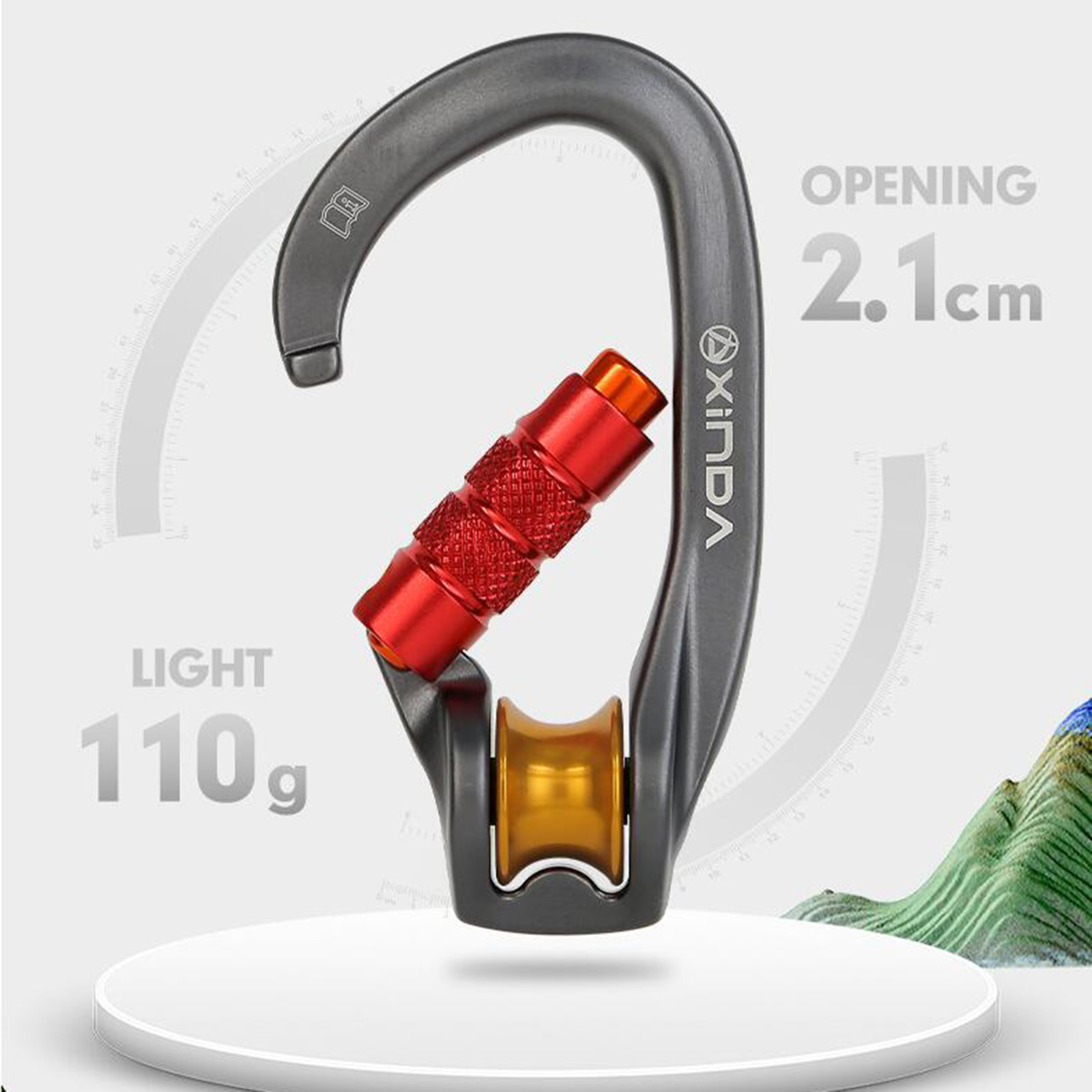 Mosquetón de Bloqueo para Mont - Carabiner Locking D reseña y precio