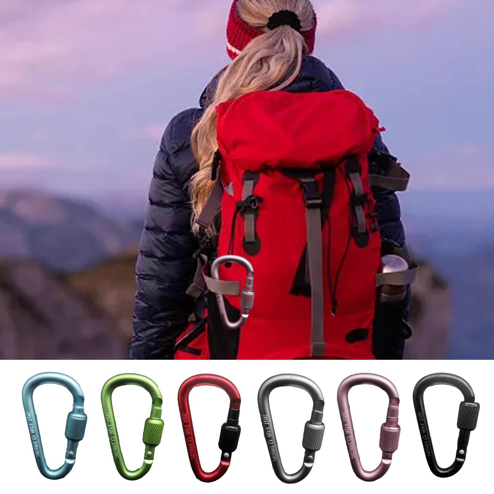 Mosquetón de aluminio en forma - Carabiner Locking D reseña y precio