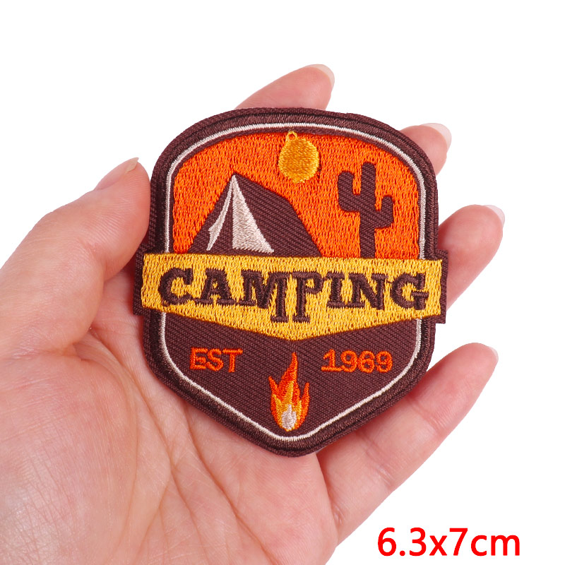 Parche bordado de aventura par - Outdoor Adventure Clothing reseña y precio