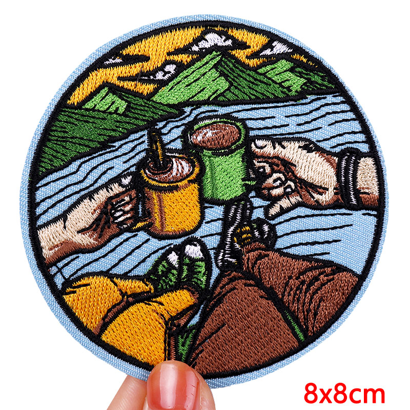 Parches bordados de brújula pa - Outdoor Adventure Show reseña y precio