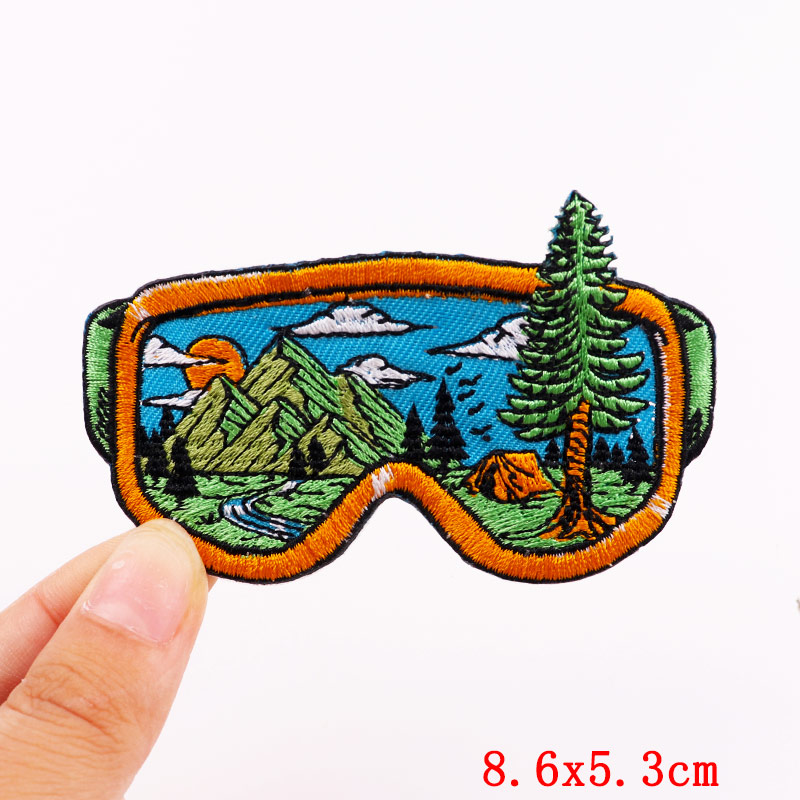 Parches bordados de brújula pa - Outdoor Adventure Show reseña y precio