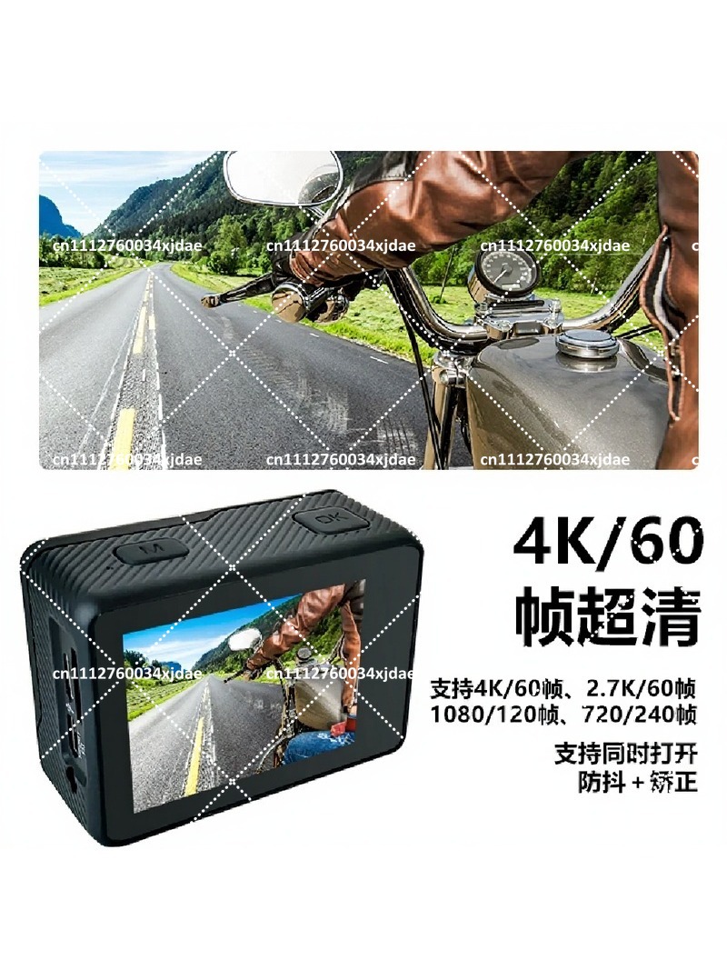 Cámara de Acción 4K 60FPS con  - Outdoor Adventure Video reseña y precio