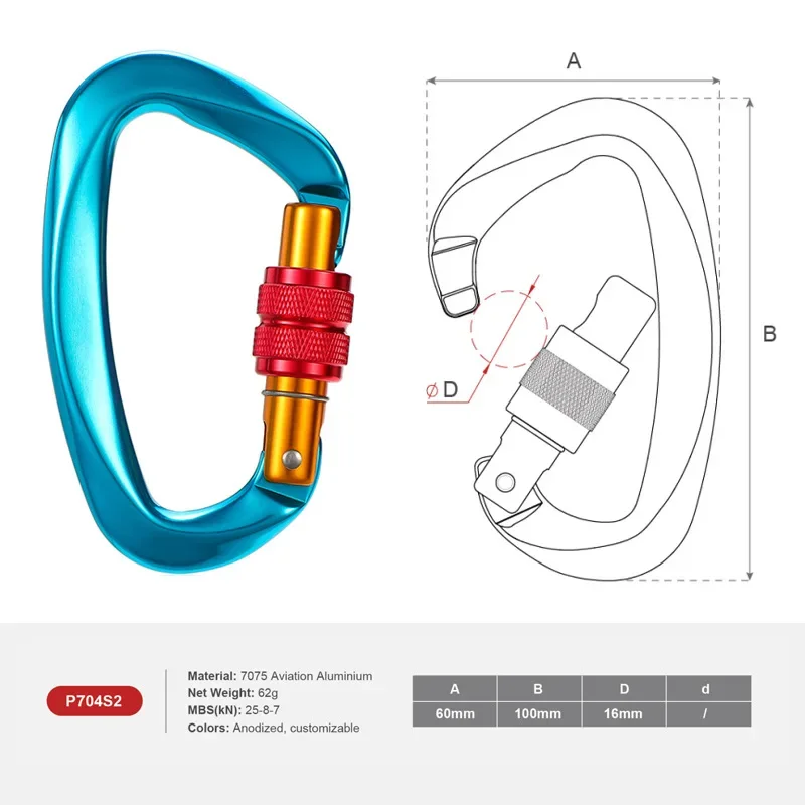 Mosquetón Profesional en Forma - Carabiner Locking D reseña y precio