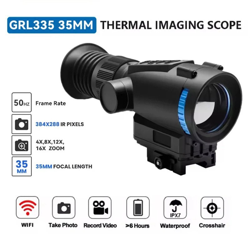 Visor Térmico 384*288 50Hz con - Outdoor Adventure Video reseña y precio