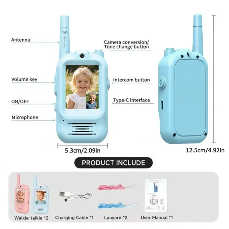2 Walkie Talkies Recargables p - Outdoor Adventure Video reseña y precio