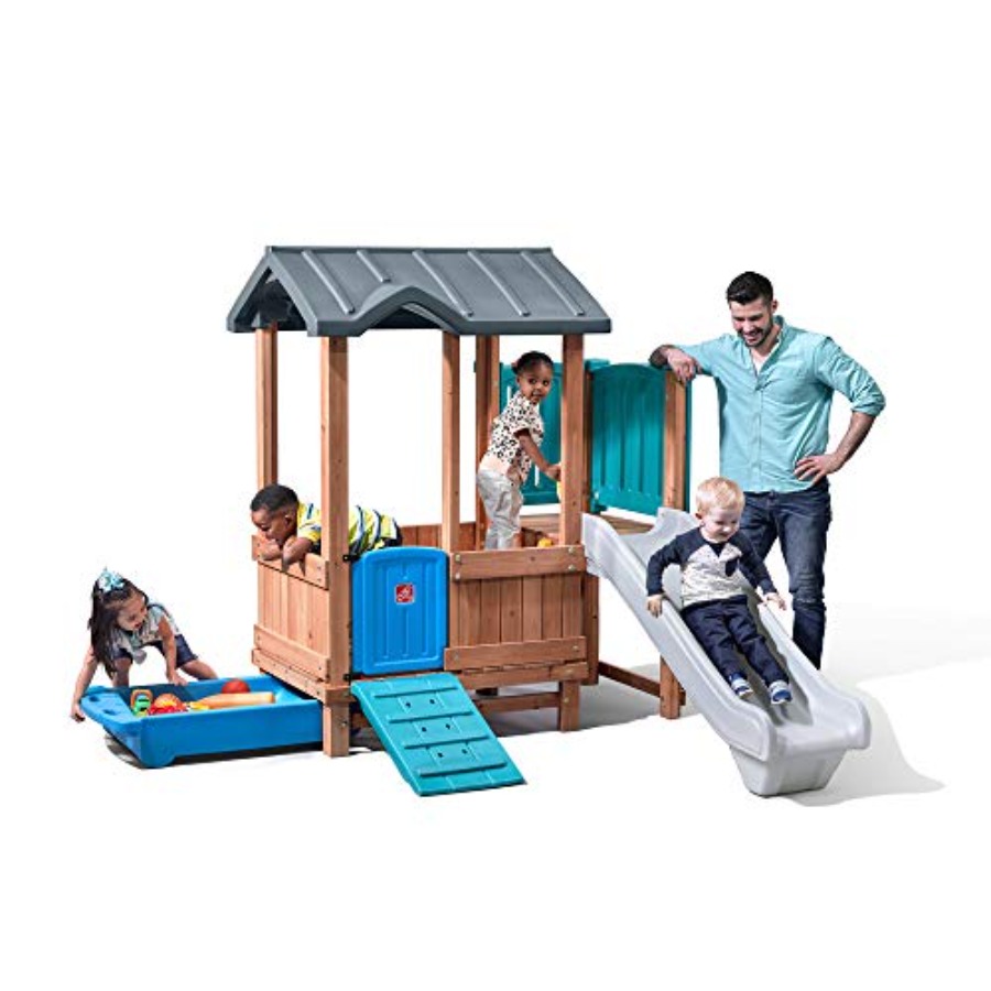 Woodland Adventure Playhouse & - Outdoor Adventure Kids reseña y precio