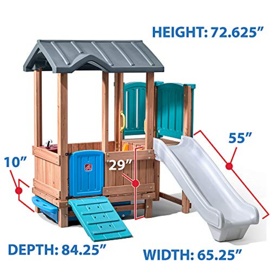 Woodland Adventure Playhouse & - Outdoor Adventure Kids reseña y precio