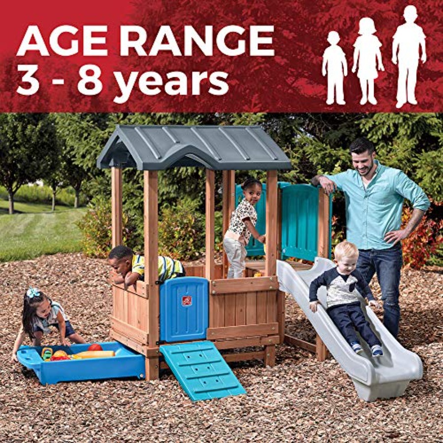 Woodland Adventure Playhouse & - Outdoor Adventure Kids reseña y precio