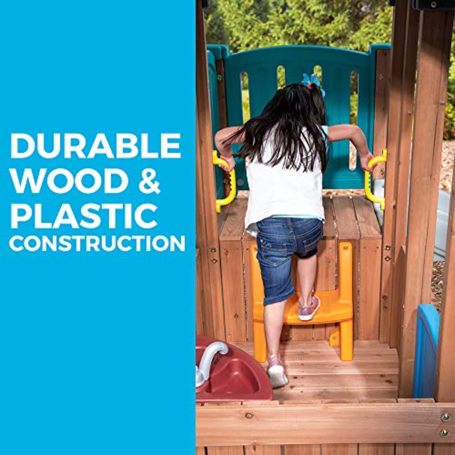 Woodland Adventure Playhouse & - Outdoor Adventure Kids reseña y precio