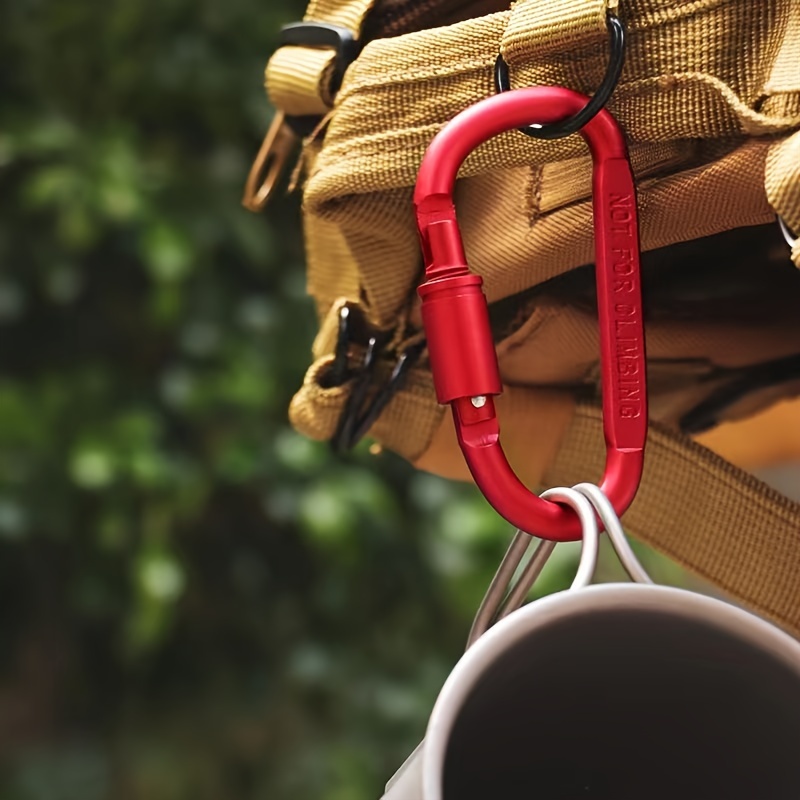 Mosquetón de aleación de alumi - Carabiner Locking D reseña y precio