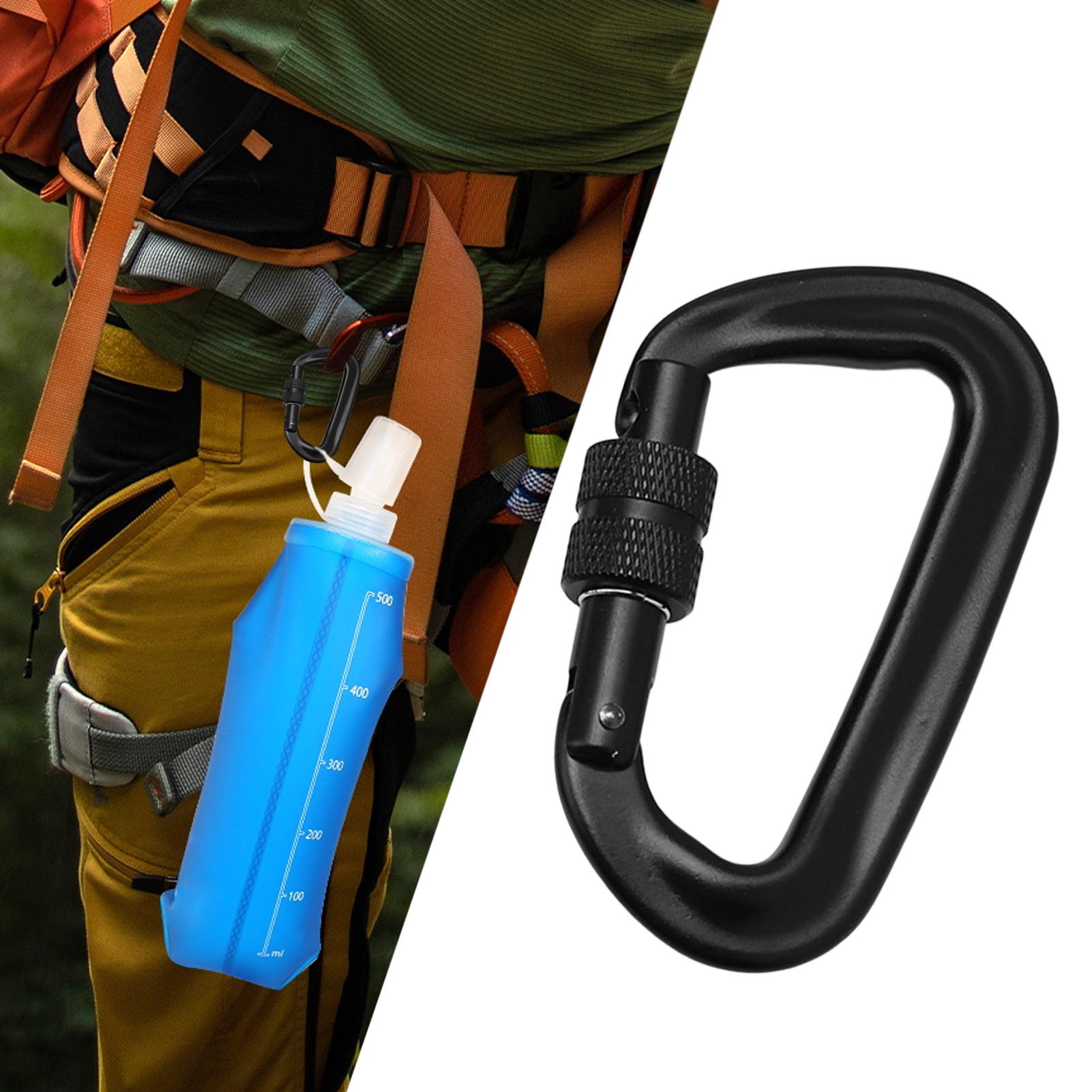 2 mosquetones de aleación de a - Carabiner Locking D reseña y precio