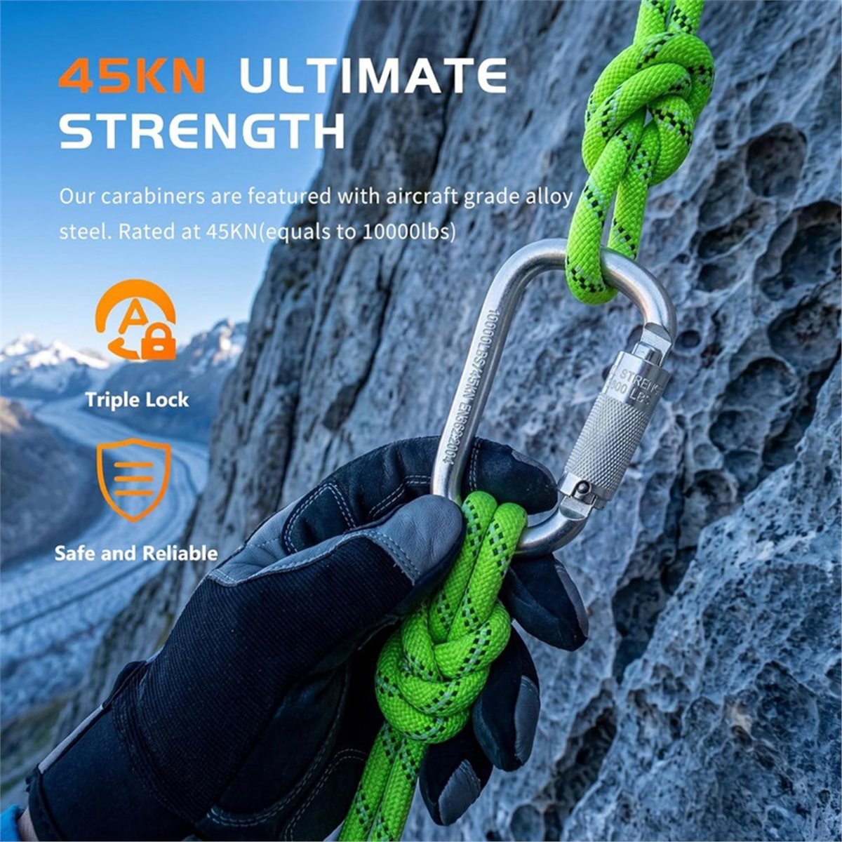 (A99Z) Mosquetón de Bloqueo Au - Carabiner Locking D reseña y precio