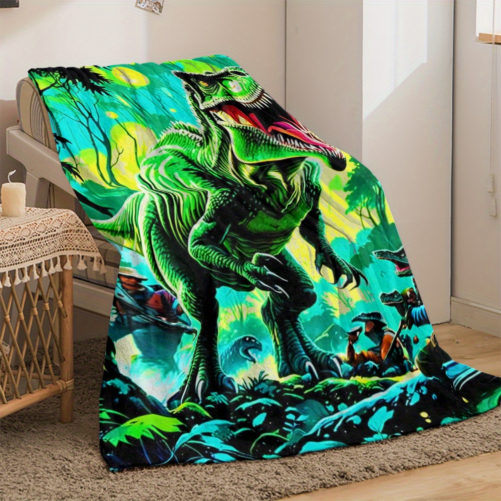 Manta polar de dinosaurio T Re - Outdoor Adventure Kids reseña y precio