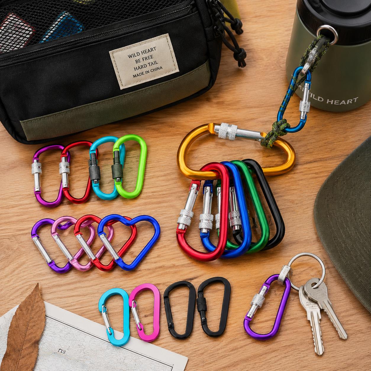 Paquete de 6 mosquetones – For - Carabiner Locking D reseña y precio