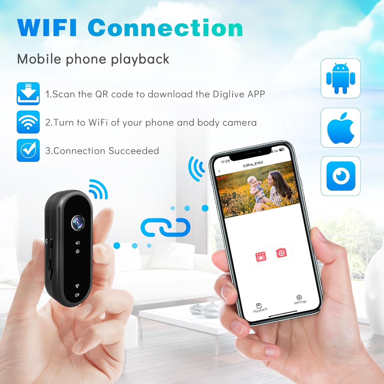 Mini Cámara de Acción WiFi 108 - Outdoor Adventure Video reseña y precio