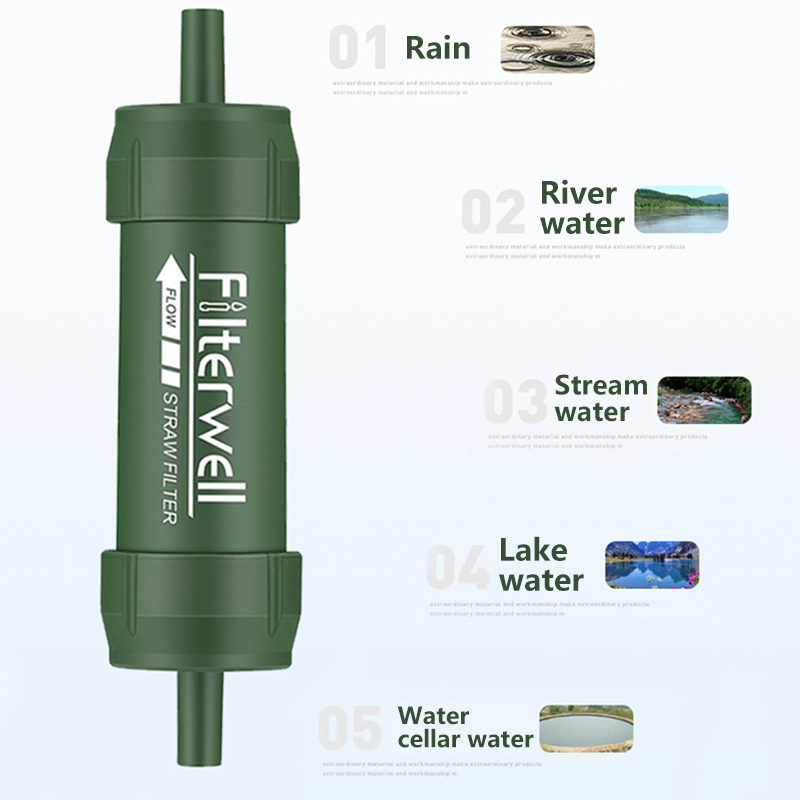Filtro de agua al aire libre p - Water Filter Straw reseña y precio