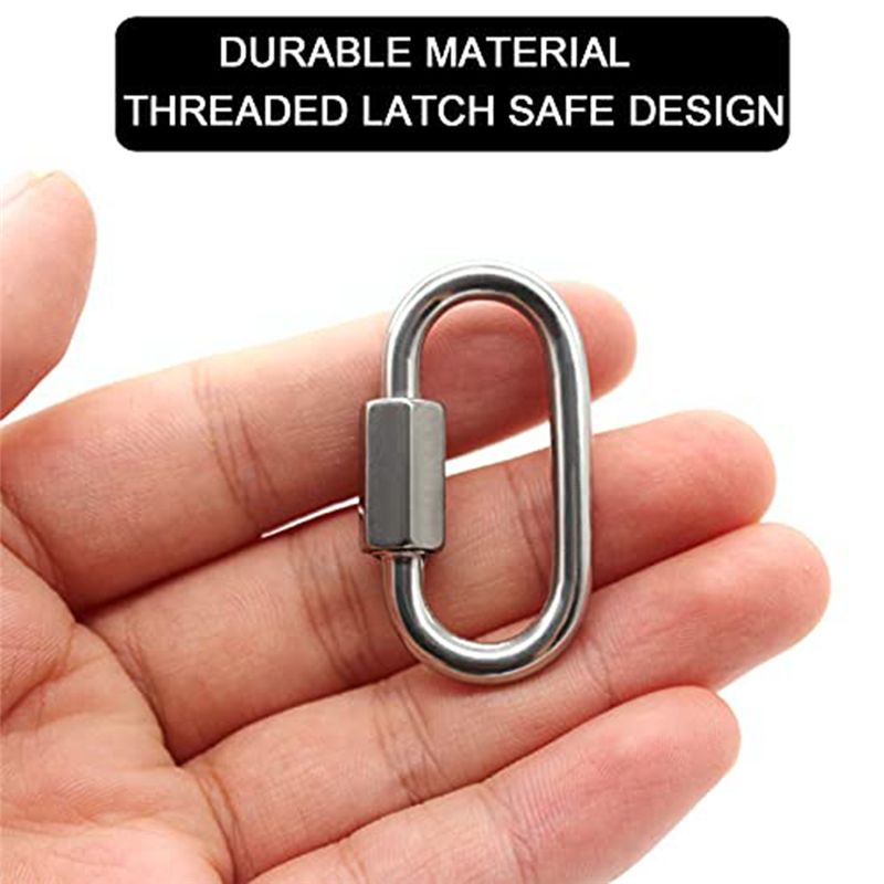 ABJS Paquete de 12 Eslabones R - Carabiner Locking D reseña y precio