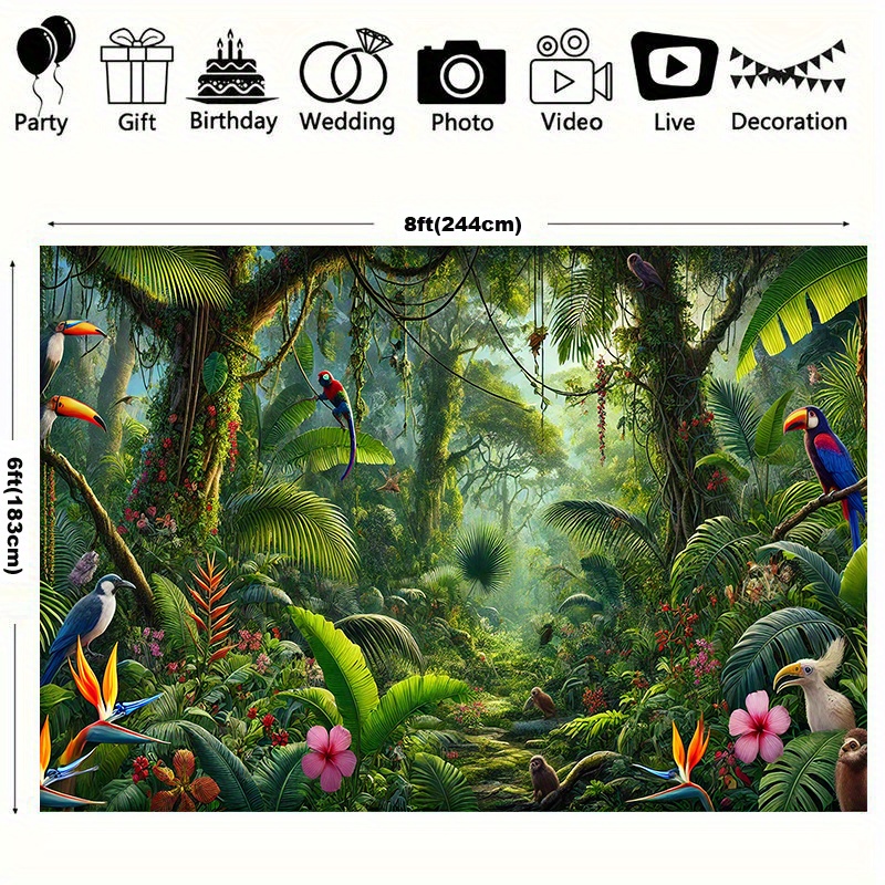 1 pieza de decoración de fondo - Outdoor Adventure Background reseña y precio