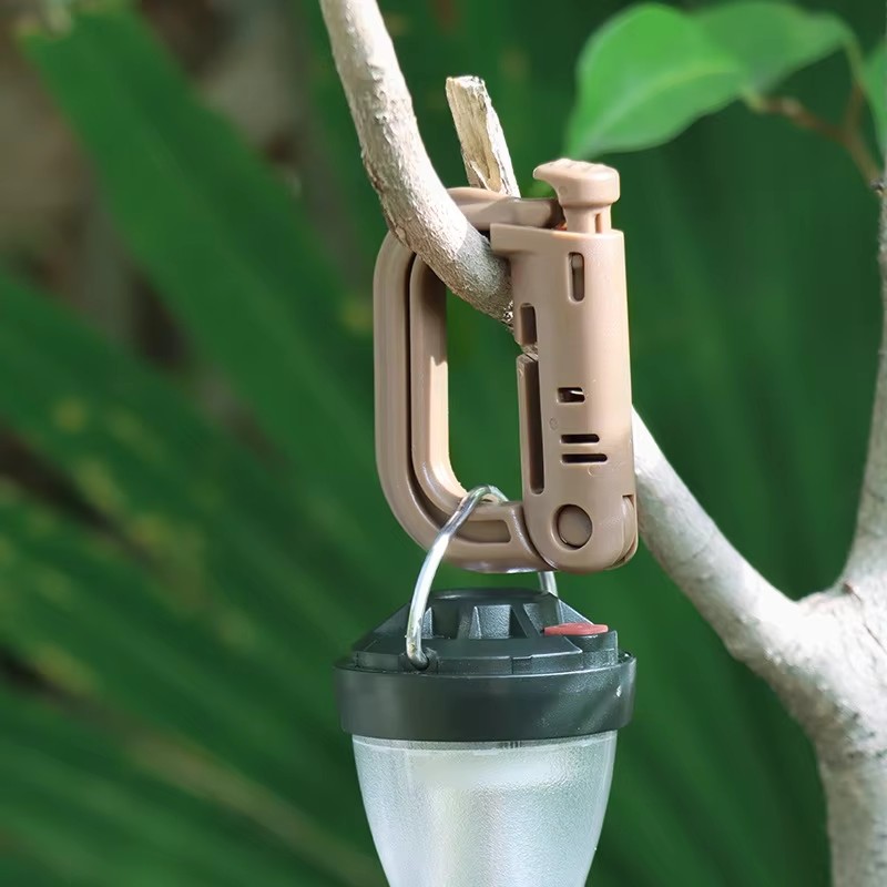 Mosquetón táctico con anilla e - Carabiner Locking D reseña y precio