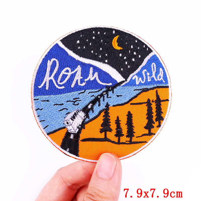 Parches bordados de viaje al a - Outdoor Adventure Clothing reseña y precio